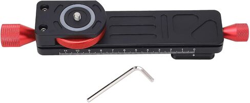 Macro Focusing Guide Slider, 1/4 Screw Hole High Precision Macro Photography Guide Slider Smoothing Frame Quick Release Plate High Stability When Photographing in Saudi Arabia