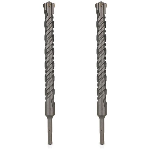 Rotary Hammer Drill Bits and Chisels Set, SDS Plus, 17PCS | Includes SDS Plus drill bits and chisels for concrete, stone and brick work, with storage case for transport and organization in Saudi Arabia