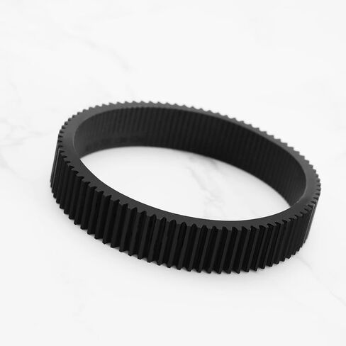 The Lord of the Tools Seamless Focus Gear Ring for 74-80mm Diameter Lens Follow Focus Ring Standard 0.8 Mod 360° Rotation Focus Gear Video Camera Lens Accessories Black in Kuwait