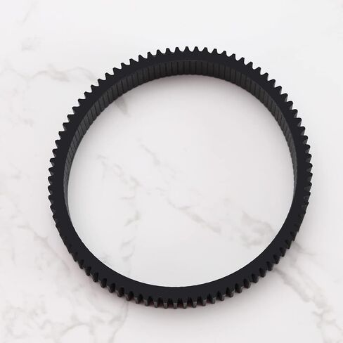 The Lord of the Tools Seamless Focus Gear Ring for 74-80mm Diameter Lens Follow Focus Ring Standard 0.8 Mod 360° Rotation Focus Gear Video Camera Lens Accessories Black in Kuwait