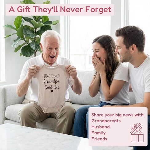 The Plot Twist We Prayed For Baby Announcement Onesie, Funny Pregnancy Announcement Outfit for Grandparents to be,Baby Coming Soon Shower Reveal Idea Gift (oat) in Saudi Arabia