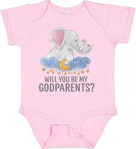 inktastic Will You Be My Godparents Baby Bodysuit in Kuwait