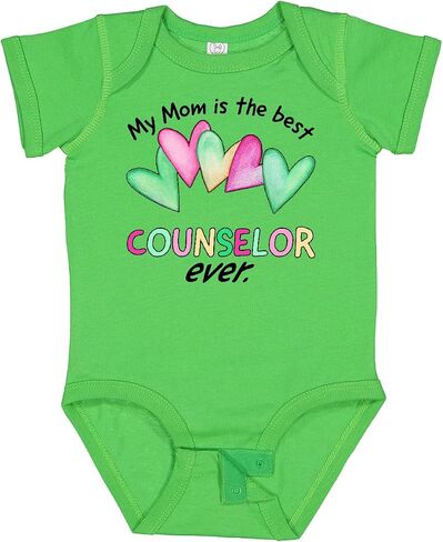 inktastic My Mom Is the Best Counselor Ever Baby Bodysuit in Kuwait