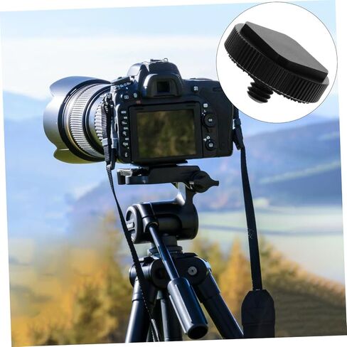 3pcs 1/4 Inch Tripod Screw Adapter with Hot Shoe Mount for DSLR Camera Rig, Metal Flash Cold Shoe Adapter Base Compatible with Camera Flash and Video Accessories in Saudi Arabia
