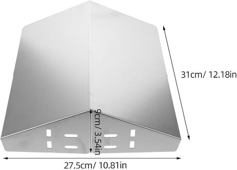 PartyKindom Stainless Steel Camera Protective Cover for Outdoor CCTV and Security Cameras, Easy Installation Universal Compatibility, Sturdy Metal Rain Shield for Entrances and Wall Mounts in Kuwait