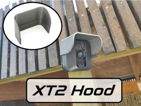 Blink XT2 Outdoor Camera Rain Canopy Hood Protection Sun Shade Anti-G | Custom-fit rain canopy with anti-glare shading for Blink Outdoor in Saudi Arabia
