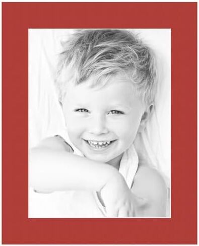 ArtToFrames 20x28 Deep Red/Deep Red Custom Mat for Picture Frame with 16x24 opening size (Mat Only, Frame NOT Included) in Saudi Arabia