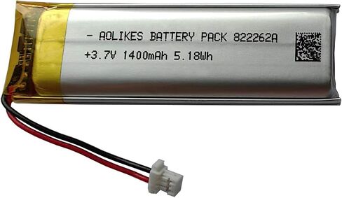 AOLIKES 3.7v 1400mAh Battery Replacement for Sena Prism Tube 4.0 Action Camera - PT10-01, SP53 Battery Replacement in Kuwait
