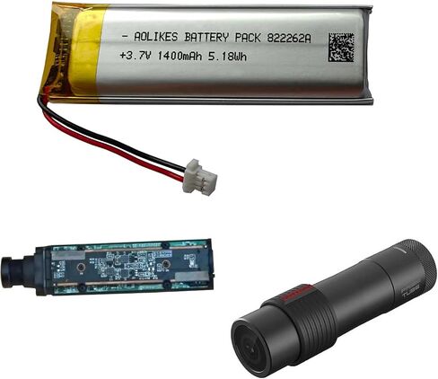 AOLIKES 3.7v 1400mAh Battery Replacement for Sena Prism Tube 4.0 Action Camera - PT10-01, SP53 Battery Replacement in Kuwait