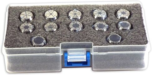 ER16 Ultra Precision Spring Collet Set 12 Piece (0.0001" T.I.R.) USA 100% Quality Control in Saudi Arabia