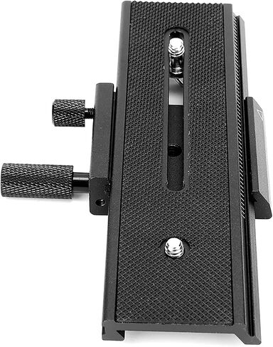 2 Way Macro Focusing Rail Slider with 1/4" Mounting Screw, Precision Camera Slider for Close Up, Alloy Macro Rail with Dual - Axis Adjustment and Built - in in Kuwait