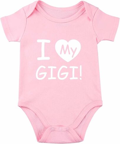 I Love My Nana Baby Bodysuit Nana Baby Clothes Grandma Pregnancy Announcement Babies Bodysuits in Saudi Arabia