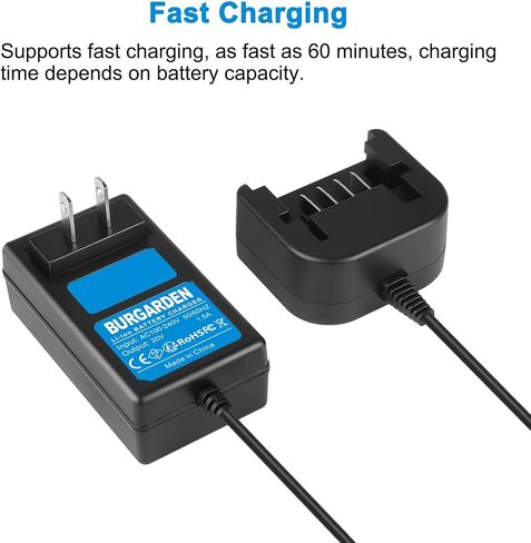 20V Li-ion Charger Compatible with Porter-Cable PCC681L PCC685L | PCC680L PCC682L PCC692L PCC691L PCC699L Also for Black & Decker LBXR20 LB20 LBX20 in Kuwait