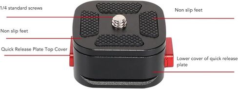 Mini Arrow Storage Case Plate Lightweight Durable for Camera Monitors Tripods Microphones Aluminum Alloy 1 Unit in Saudi Arabia
