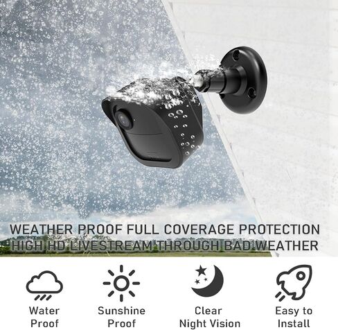 5Pack Blink Outdoor Camera Mount for Blink Camera 2k+ and Outdoor 4 | Protective Housing and 360 Degree Adjustable Mount for Blink Outdoor 4 and Blink Camera 2K+ Surveillance Camera in Kuwait