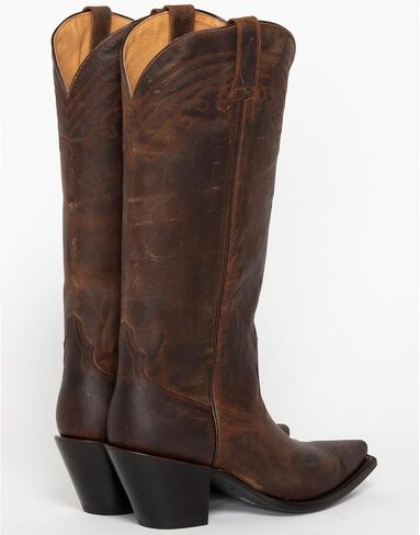 Women's Women'S Charlene Tall Western Boot Snip Toe Brown 8 1/2 M US in Saudi Arabia