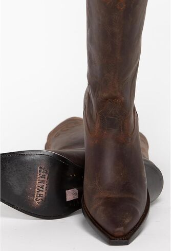 Women's Women'S Charlene Tall Western Boot Snip Toe Brown 8 1/2 M US in Saudi Arabia