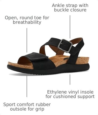 EuroSoft Womens Halle Black 10 B - Medium in Saudi Arabia