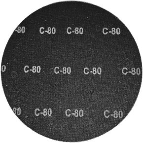 80 Grit Mesh 17-Inch Black Silicon Carbide Sanding Screen Discs for Wood Floors, Pack of 10 in Saudi Arabia