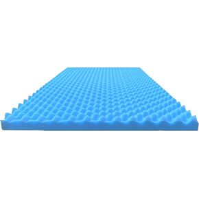 Airflow Foam Mattress Topper, Egg Crate Foam Pad, Hospital Mattress Pad and Bed Topper for Support, Pressure Relief and Weight Distribution. (King) in Saudi Arabia
