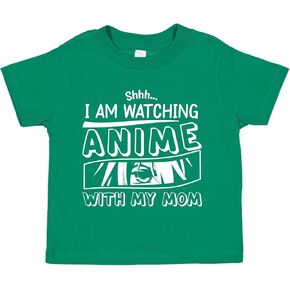Watching Anime with My Mom Cute Baby Bodysuit One Piece Toddler T-Shirt Animation Film Themed Gift in Saudi Arabia