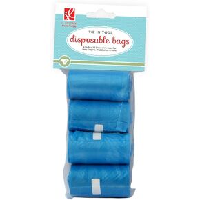 J.L. Childress Bag 'N Bags, Portable Fabric Duffel Dispenser and Waste Bag Refill, Easily Hooks to Stroller or Diaper Bag, Includes 30 Disposable Bags, Black | Soft, refillable dispenser attaches anywhere plus 30 disposable, lightly scented waste sacks fo in Kuwait