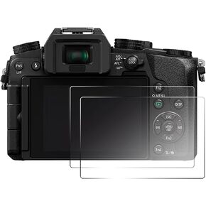 2PCS Screen Protector Compatible with Panasonic Lumix G7 Camera, 0.25mm 9H Hardness Tempered Glass Screen Film, Anti-Scratch Anti-Fingerprint in Saudi Arabia