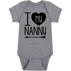 Instant Message - I Heart My Nanny - Infant Baby One Piece in Kuwait