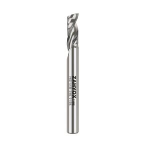 ZahyoX O-Flute Upcut Spiral CNC Bit, Single Flute Router Bit, 1/4" Cutting Dia, 1/4" Shank, 3/8" Cutting Length, 2-1/2" Overall Length, CNC Router Bits, CNC End Mill in Saudi Arabia
