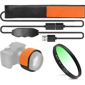 82mm CPL Filter - Bundle with - 30cm USB Lens Warmer in Saudi Arabia