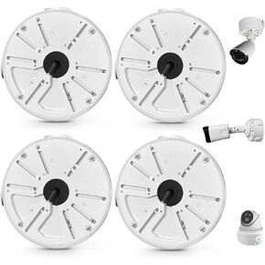 Metal Universal Security Camera Junction Box, Cable Management Box | Hidden Cable Design, IP65 Weatherproof, Aluminum Build, Wide Camera Fit, Secure Camera Hold, Easy Installation in Kuwait