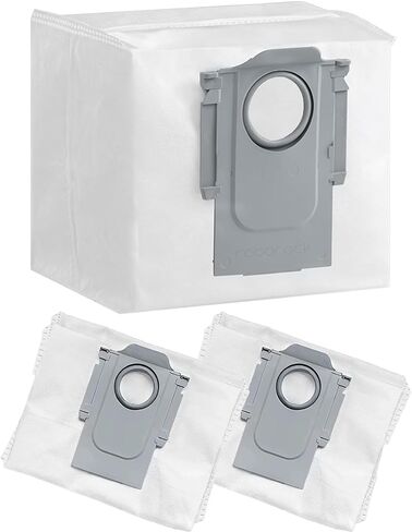 3 Pack Original 2.7L Vacuum Dust Bags for roborock Q7 M5+,Q10 S5+,Q10 X5+,Q5 Max+,S8+,S8 Pro Ultra,Q7 Max+/Max,Q8 Max+,S7 Pro Ultra,Q5+,S7 MaxV Ultra Robot Clean Dirt Disposal Bags in Saudi Arabia