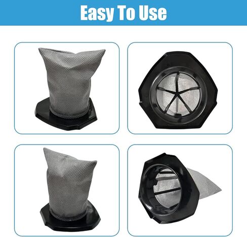 F113 Filters Replacement for Dirt Devil Simplistik Plus 3-in-1 Stick Vac | 6 Pack,Fits Dirt Devil SimpliStik SD20000RED SD22010,Part#AD40113,Washable&Reusable Vac Filter, High-Performance Filtration in Saudi Arabia