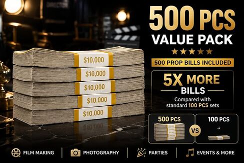 500Pcs Movie Props Player Props Set,for Film Making, Music Videos, Photography, Party Decorations Photo Booth Props in Kuwait