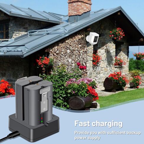 Charger Station Replacement Compatible for Video Ring-Doorbell Camera 1/2/3/3Plus/4 PN V4 Battery Model, for 2 Batteries Dual Port Charging Dock New Charger in Saudi Arabia
