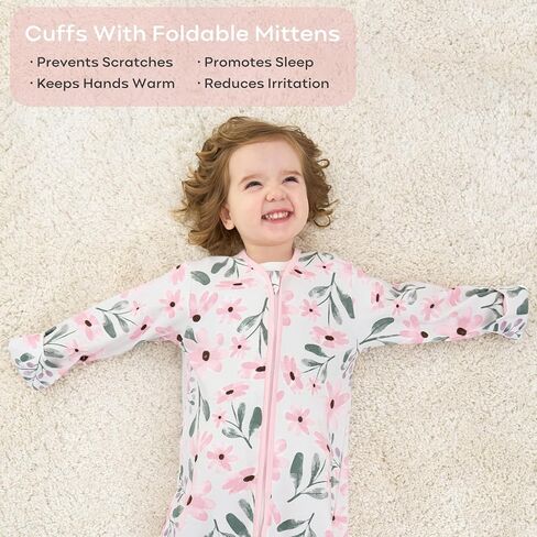 Yoofoss Baby Sleep Sack 18-24 Months Long Sleeve Wearable Blanket Baby 100% Cotton 2-Way Zipper 0.5 Tog Toddler Sleeping Sack, Lightweight(X-Large) in Kuwait