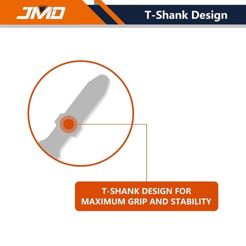 JMD 30-Piece Jigsaw Blades Assortment Set T Shank Assorted Jig Saw Blades | T101B T111C T119BO T118A T127D Mixed Kit with Storage Case, Clean Cut Scroll Cut for Wood Plastic Metal Aluminum in Saudi Arabia