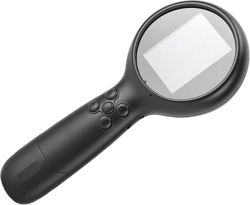 Handheld Digital Microscope for Scientific Exploration with 2 Inch Display Portable Black in Saudi Arabia