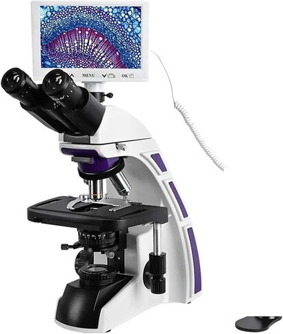 Digital Microscope, Microscopes Professional Laboratory Trinocular Compound Microscope with HD Biological Zoom Digital Electronic Portable,Pocket Portable in Saudi Arabia