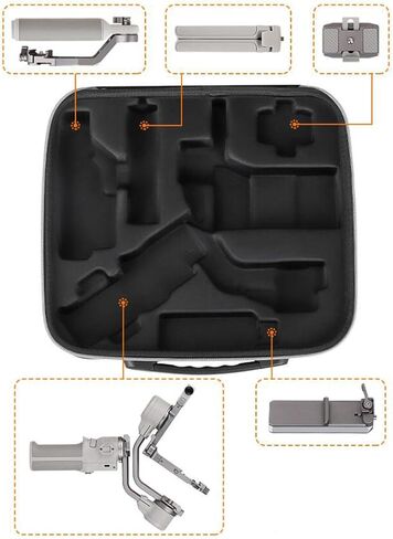 Travel Fit for RS 4 Mini, Fabric Carrying Bag with Large Capacity Shock Absorbing Interior, Shoulder and Handheld Storage Bag for Travel and Daily Use in Saudi Arabia