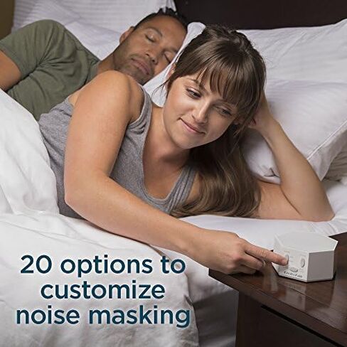 Adaptive Sound Technologies LectroFan High Fidelity White Noise Machine with 20 Unique Non-Looping Fan and White Noise Sounds and Sleep Timer | Soothing Sound Machine for Sleep with a Built-in Sleep Timer, Non-Looping Sounds, Speech Privacy and Compact De in Kuwait