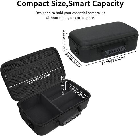 Camera Case for Canon EOS T7/T100/T6/R50/R100/R5/R7/R8/R6 Mark II,SL3 in Kuwait