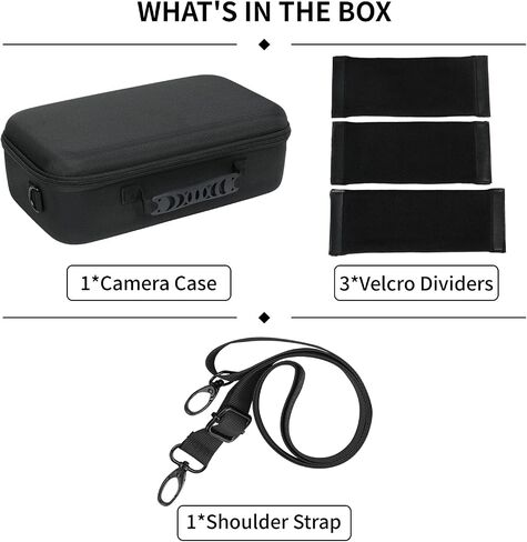 Camera Case for Canon EOS T7/T100/T6/R50/R100/R5/R7/R8/R6 Mark II,SL3 in Kuwait