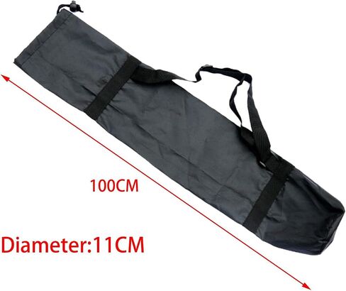Tripod Carrying Case Drawstring Storage Bag Tripod Bag Carrying Case Exercise Mat Bag Carrier Tote Handbag Portable Lightweight Material Monopod, 17x100cm Dia 11cm in Saudi Arabia
