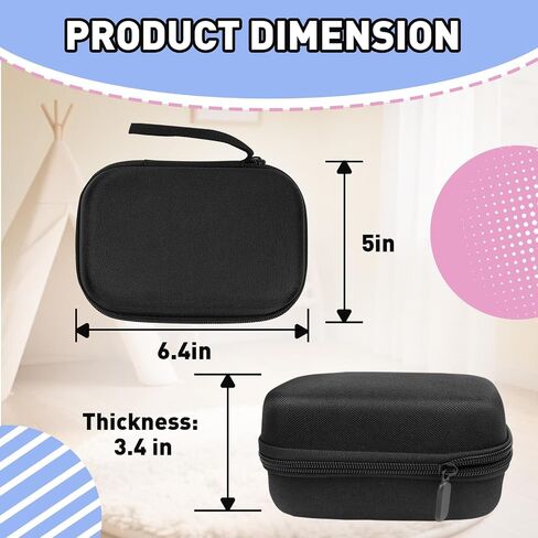 Hard Travel Case Compatible with Owlet Dream Sock Baby Sleep Monitor | Smart Baby Monitor Protect Storage Case, Black Case Only, Ensure a Safe and Orderly Journey in Kuwait