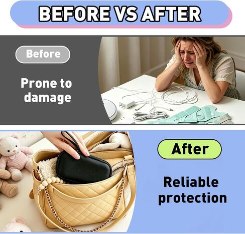 Hard Travel Case Compatible with Owlet Dream Sock Baby Sleep Monitor | Smart Baby Monitor Protect Storage Case, Black Case Only, Ensure a Safe and Orderly Journey in Kuwait