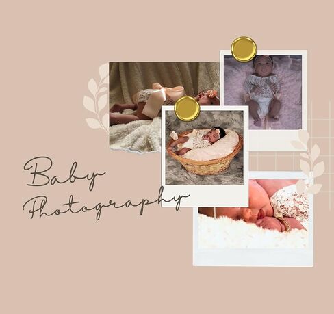 Newborn Lace Romper Baby Girl Outfit Photography Prop Vintage Romper with Ribbon Bow and Matching Headband in Kuwait