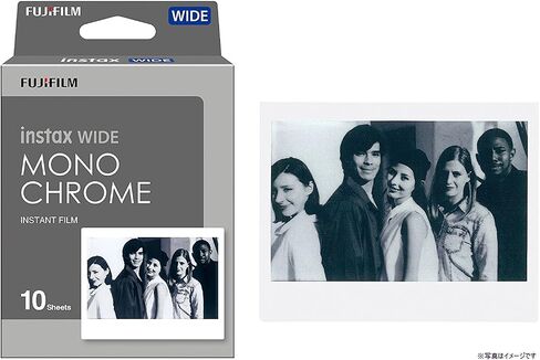 Fujifilm Instant Film 6-PACK BUNDLE SET , 3 Packs Each , Wide MONOCHROME (10x3) and Wide WHITE (20x3) for Fuji Instax Wide 300 Camera -Japan Import in Saudi Arabia