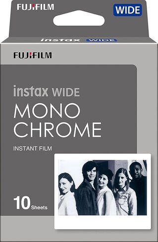 Fujifilm Instant Film 6-PACK BUNDLE SET , 3 Packs Each , Wide MONOCHROME (10x3) and Wide WHITE (20x3) for Fuji Instax Wide 300 Camera -Japan Import in Saudi Arabia
