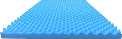 Airflow Foam Mattress Topper, Egg Crate Foam Pad, Hospital Mattress Pad and Bed Topper for Support, Pressure Relief and Weight Distribution. (King) in Saudi Arabia